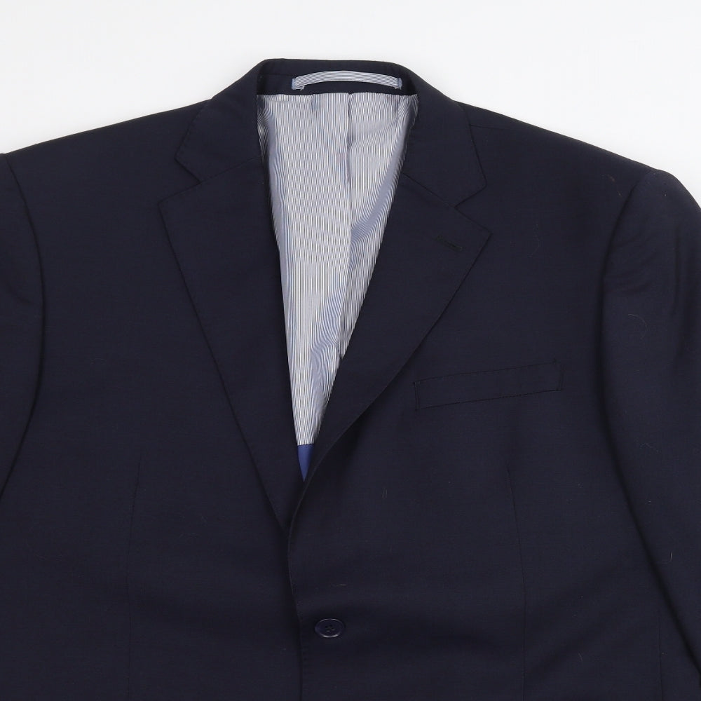 Marks and Spencer Mens Blue   Jacket Suit Jacket Size 42