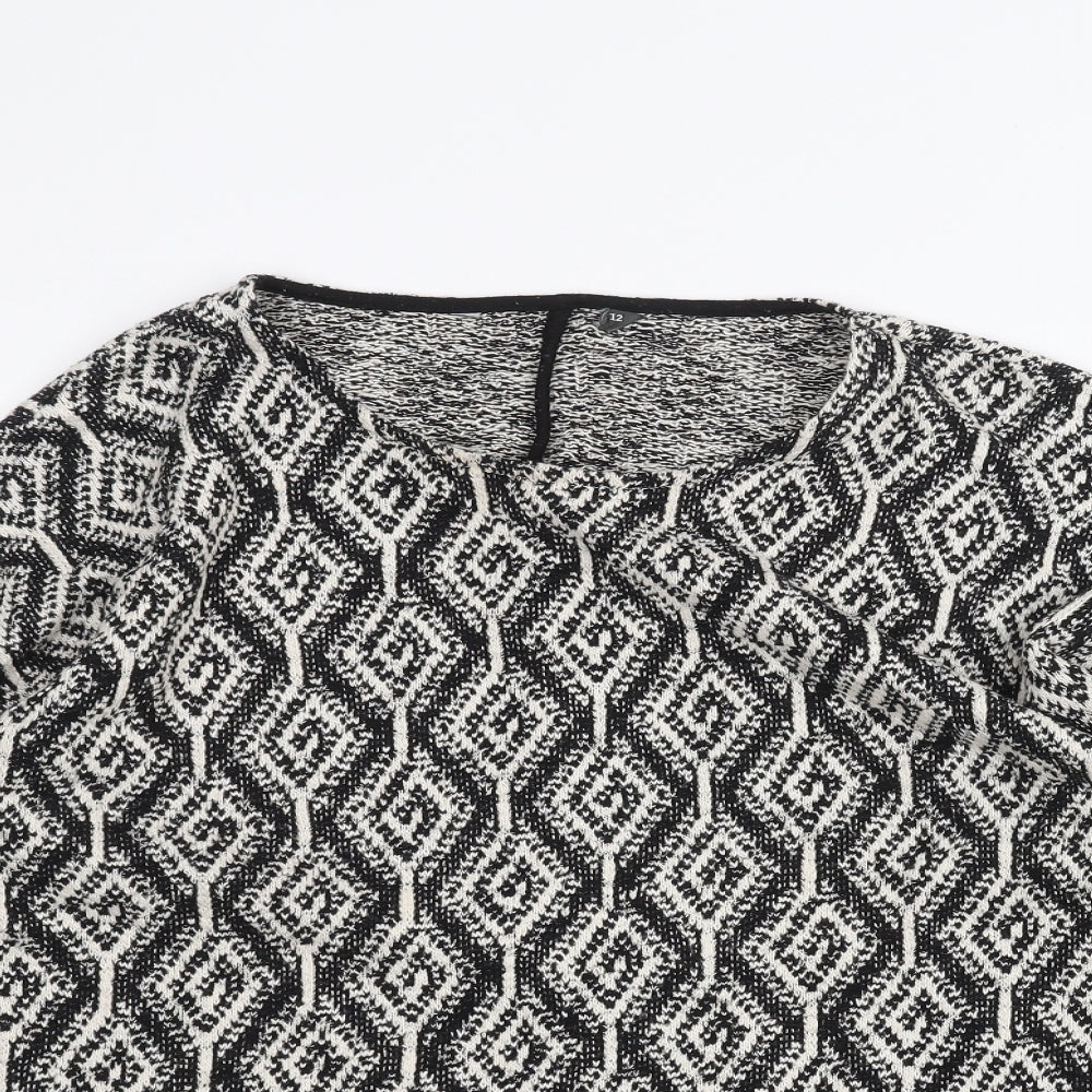 Preworn Womens Black   Pullover Jumper Size 12