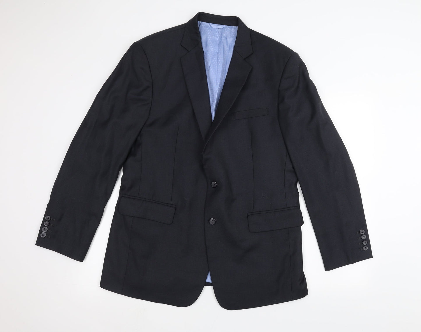 Preworn Mens Grey   Jacket Suit Jacket Size 38