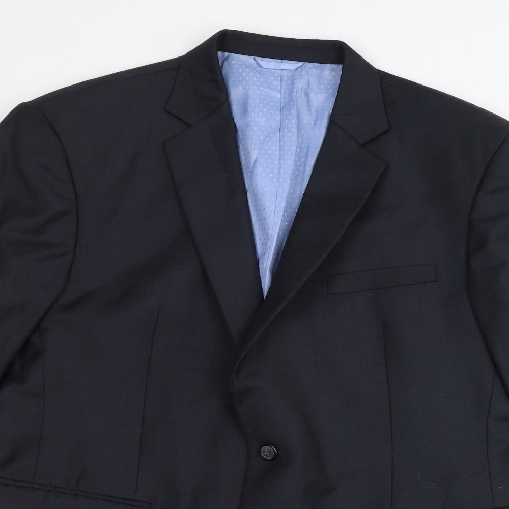 Preworn Mens Grey   Jacket Suit Jacket Size 38