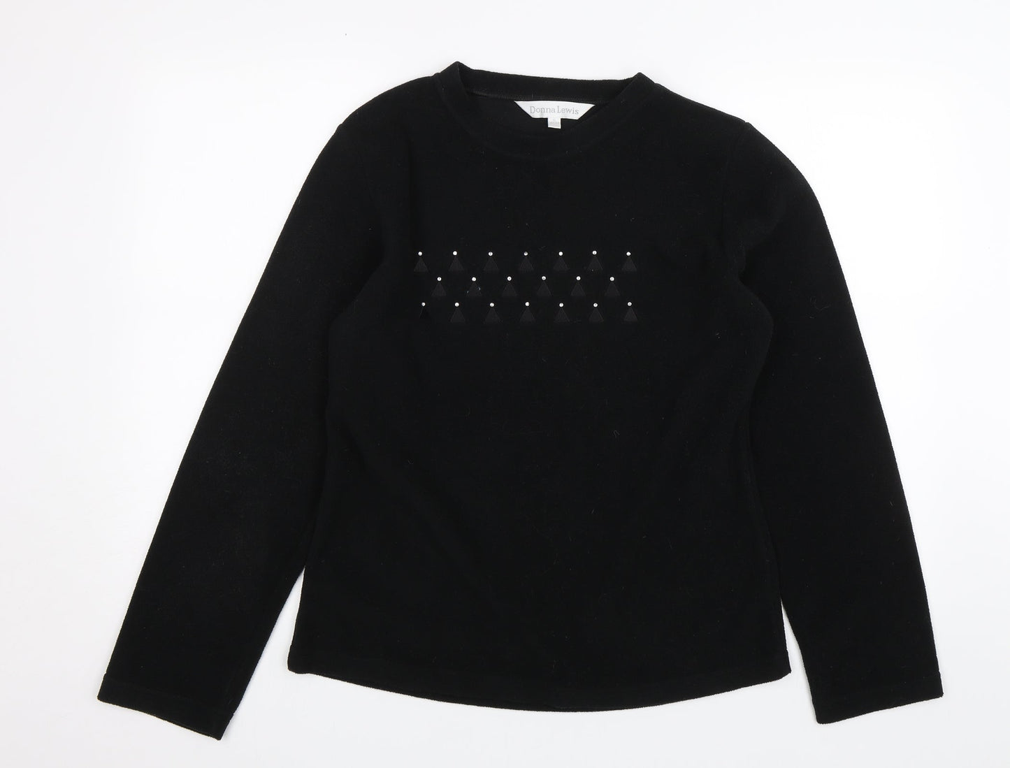 Donna Lewis Womens Black   Pullover Jumper Size XL