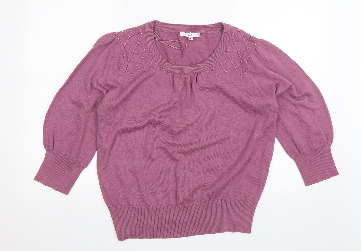 Klass Collection Womens Pink   Pullover Jumper Size XL