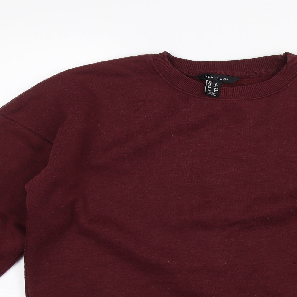 New Look Womens Red   Pullover Jumper Size 8