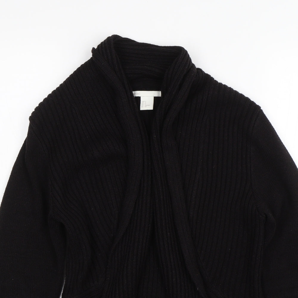H&M Womens Black   Cardigan Jumper Size S