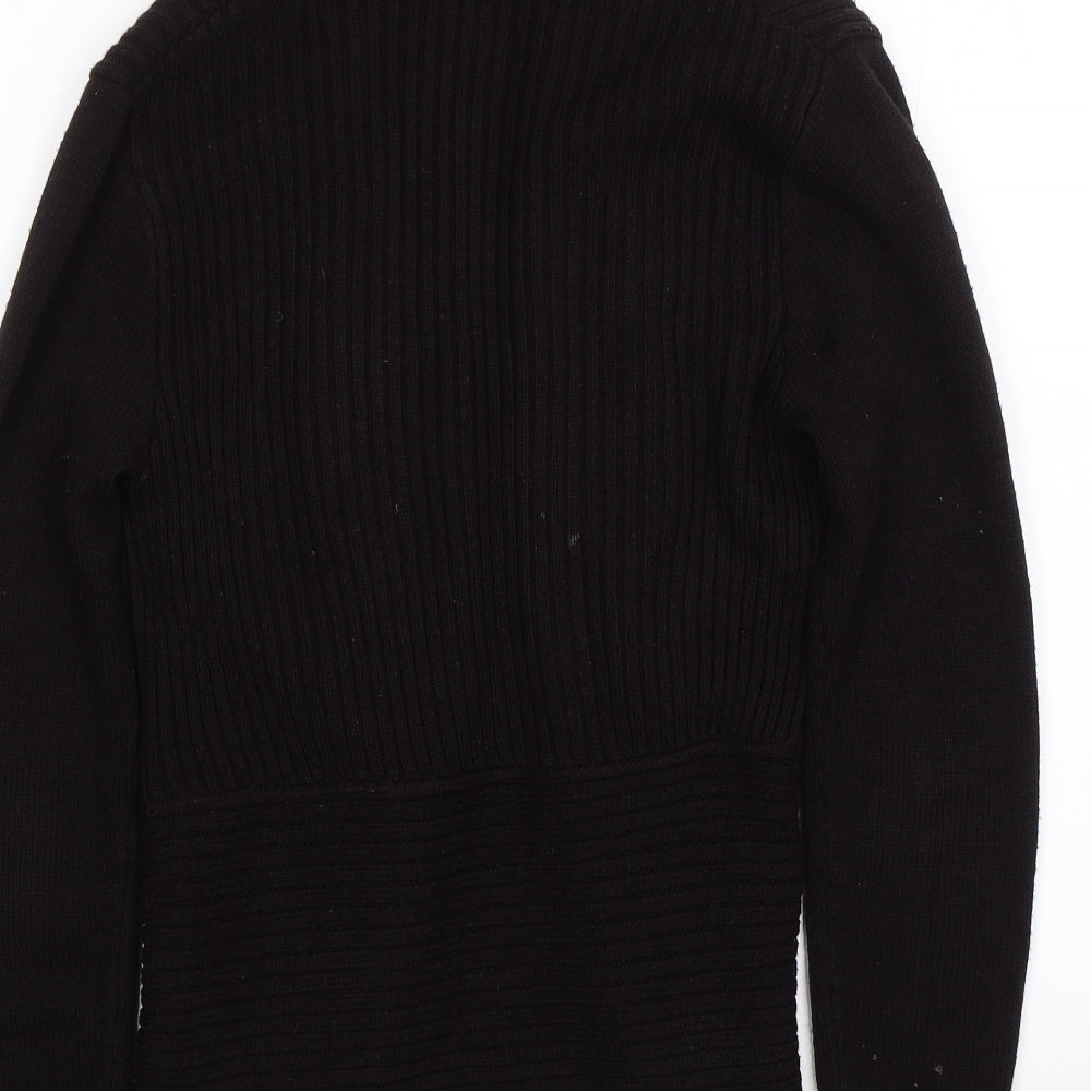H&M Womens Black   Cardigan Jumper Size S