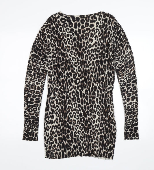 Select Womens Black Animal Print  Shift  Size 14