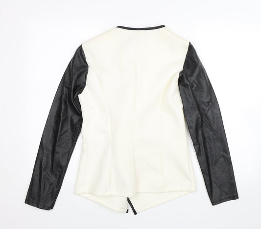 Quiz Womens White   Jacket  Size 8