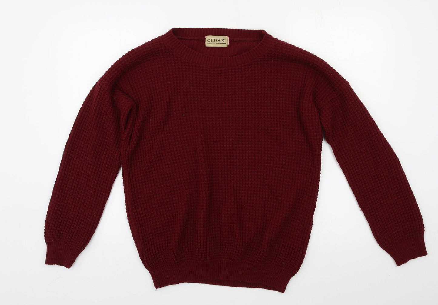 Cloak Womens Red   Shrug Jumper Size M