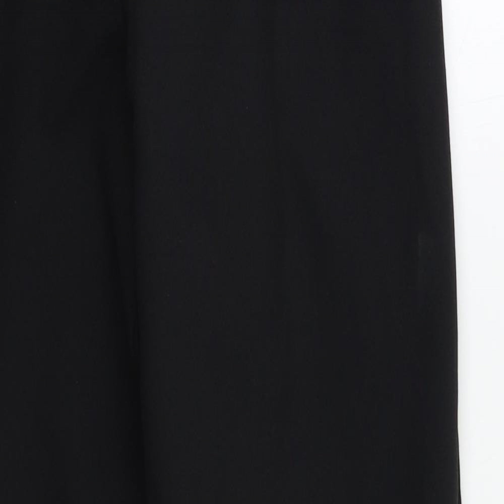 Preworn Womens Black   Trousers  Size 12 L27 in