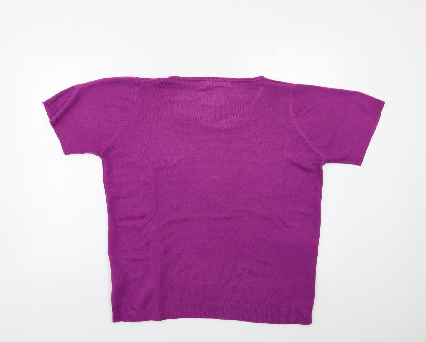 Isle Womens Purple   Pullover Jumper Size M
