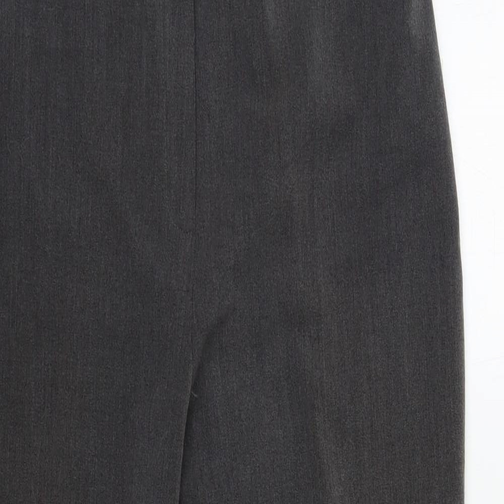 CMD Womens Grey   Dress Pants Trousers Size 14 L25 in