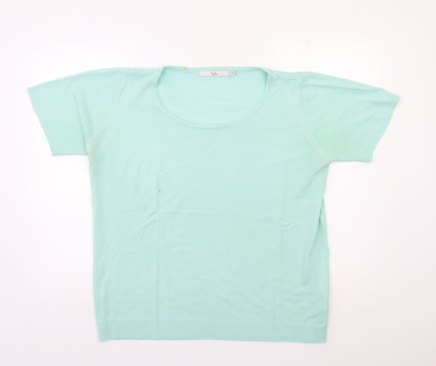 Isle Womens Green   Pullover Jumper Size M