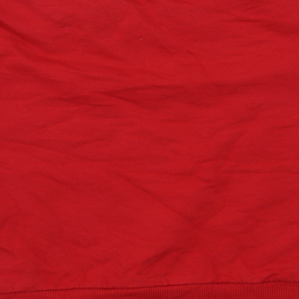 M&Co Girls Red   Pullover Sweatshirt Size 11 Years