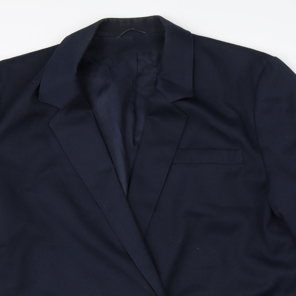 Richards Womens Blue   Jacket Suit Jacket Size 12