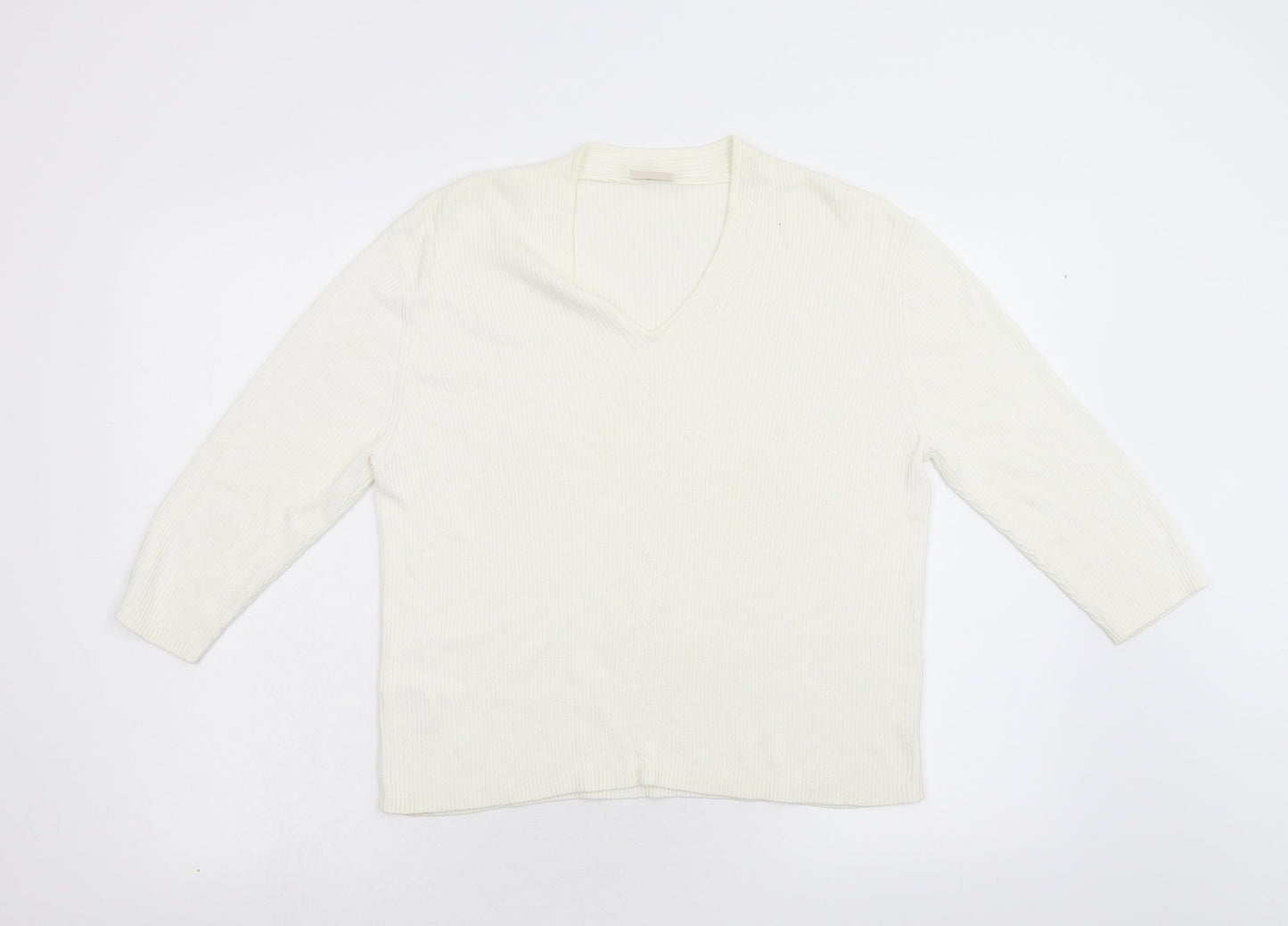 Country Casuals Womens Ivory   Pullover Jumper Size L