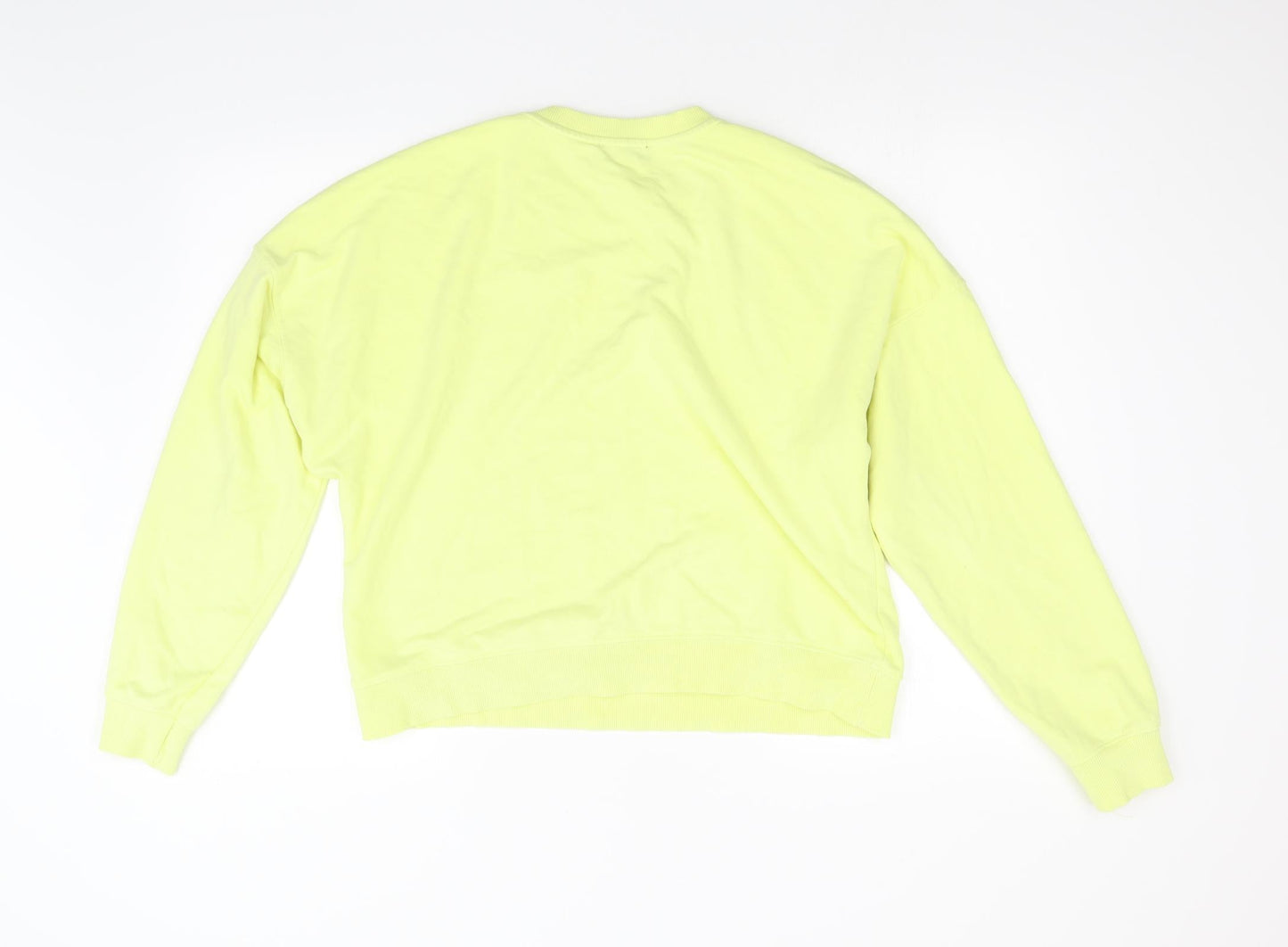 New Look Womens Yellow   Pullover Sweatshirt Size M