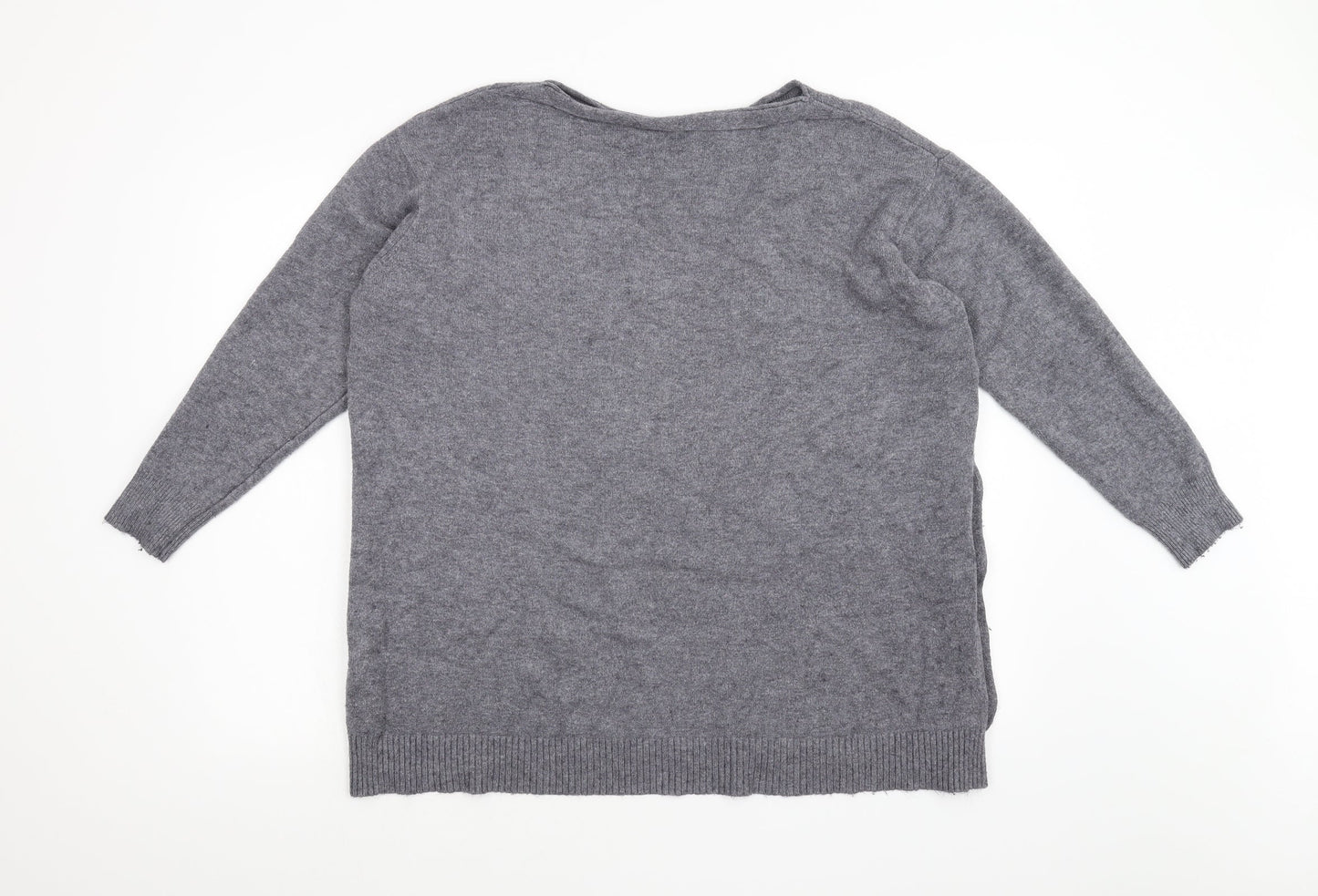 Preworn Womens Grey  Knit Pullover Jumper Size L
