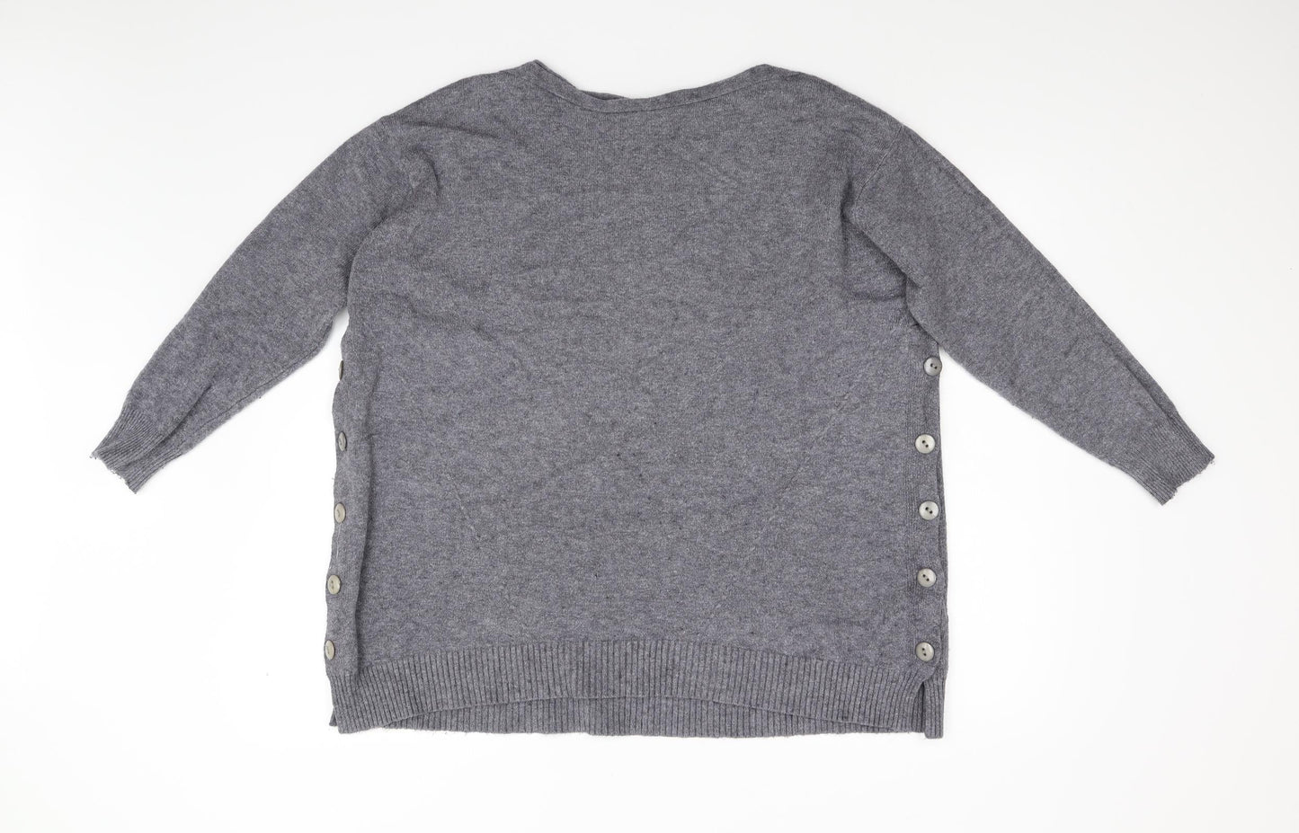 Preworn Womens Grey  Knit Pullover Jumper Size L