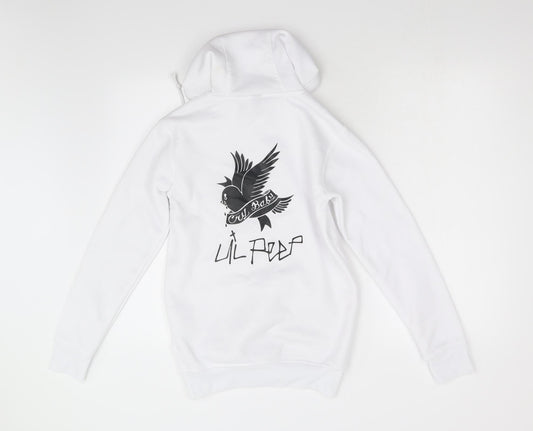 Cry Baby Womens White   Pullover Hoodie Size 2XS