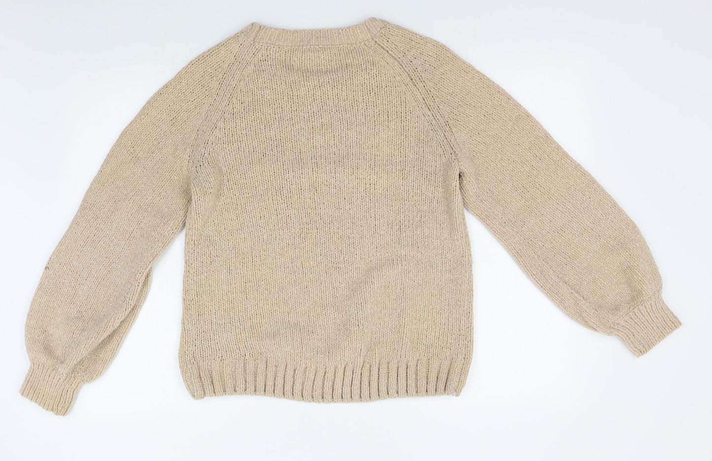 H&M Womens Beige   Pullover Jumper Size S
