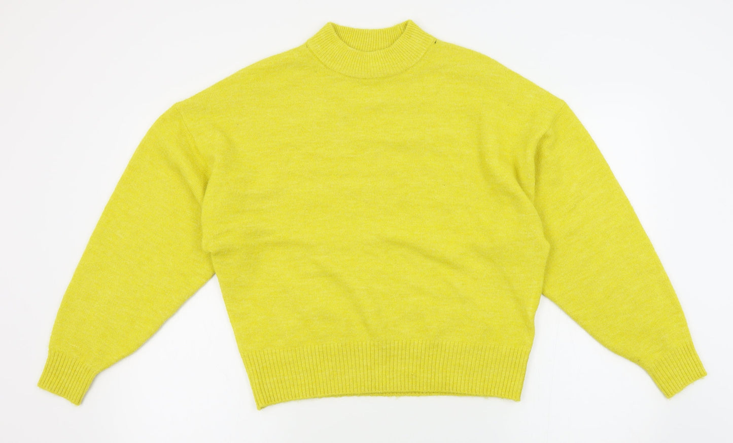 H&M Womens Yellow   Pullover Jumper Size S