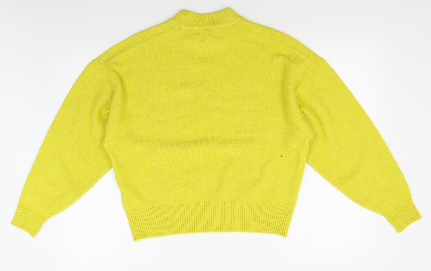 H&M Womens Yellow   Pullover Jumper Size S