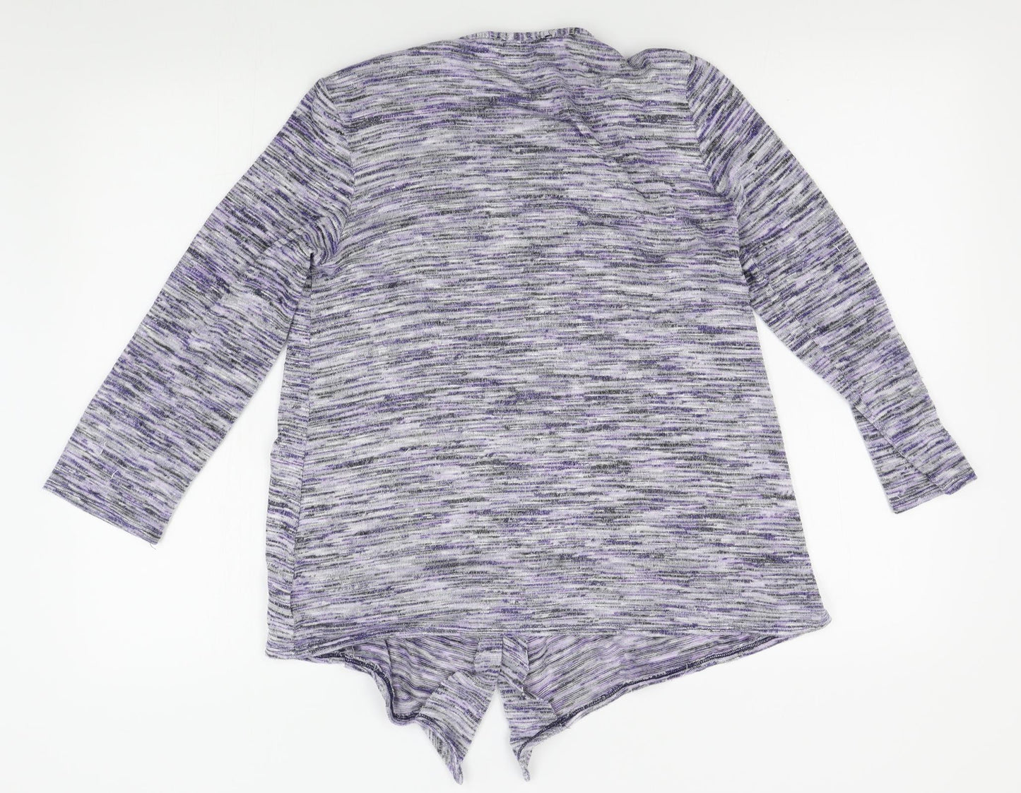 Lakeland Womens Purple   Cardigan Jumper Size 12  - shirt insert