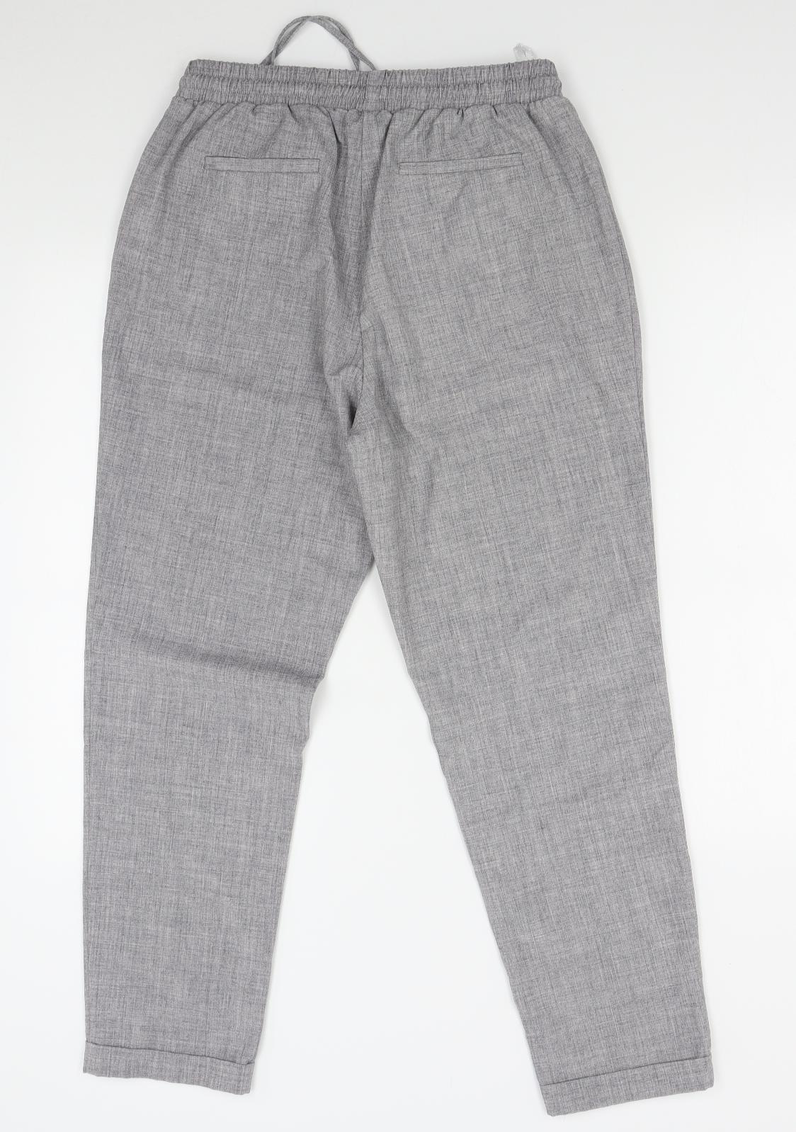 Atmosphere Womens Grey   Chino Trousers Size 12 L27 in