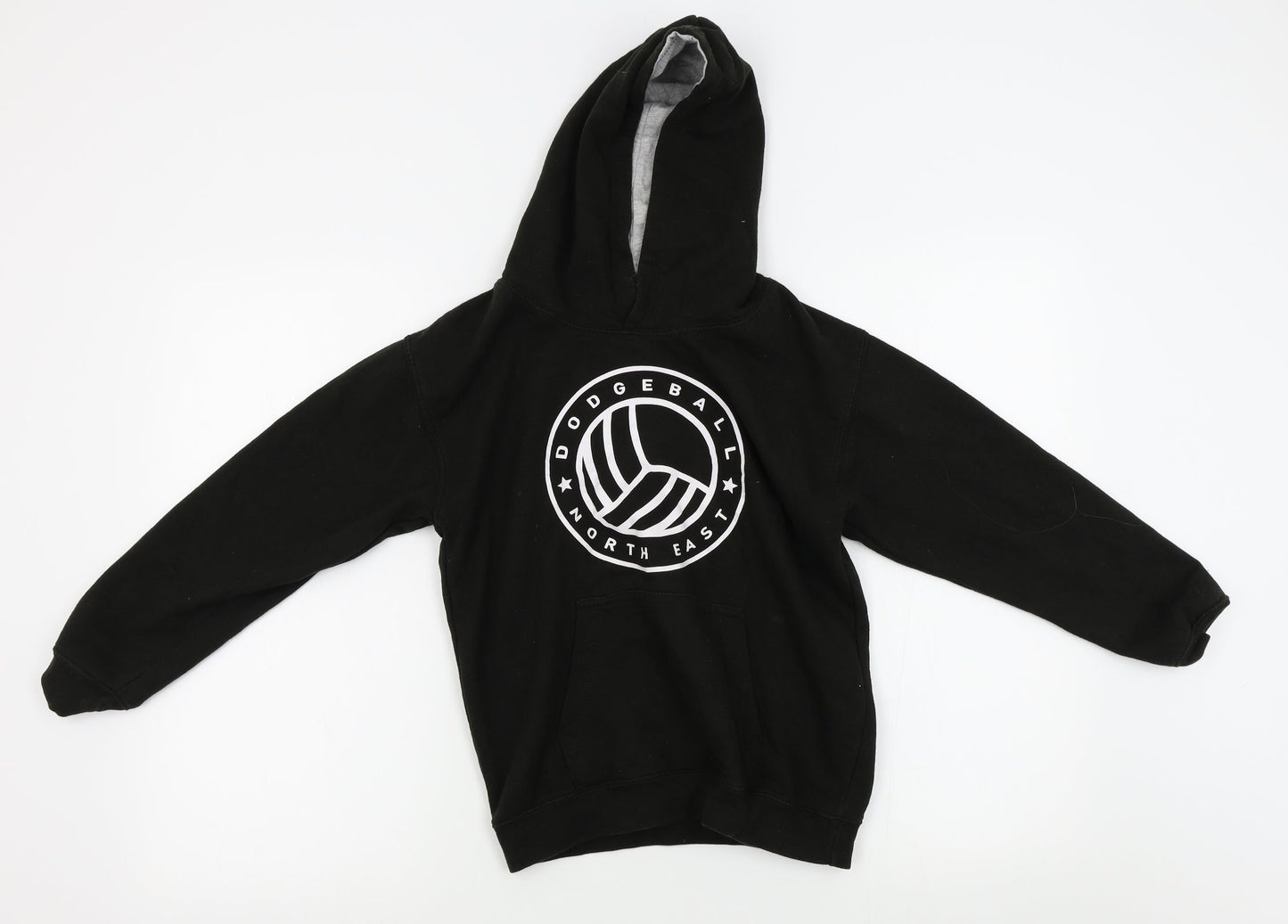 Just Hoods Boys Black   Pullover Hoodie Size 9-10 Years  - sunderland sabres