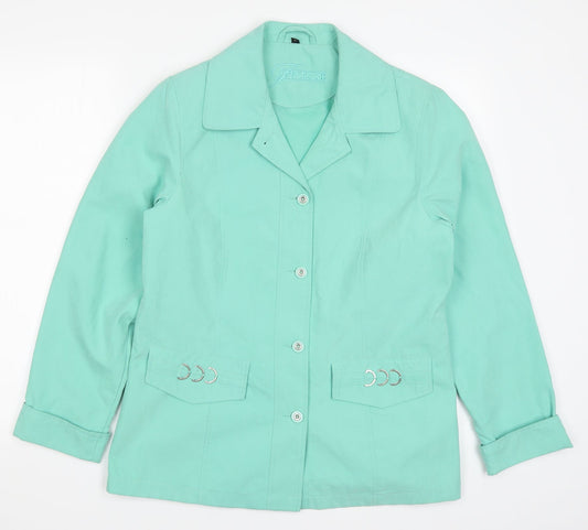 Finesse Womens Green   Jacket  Size 10