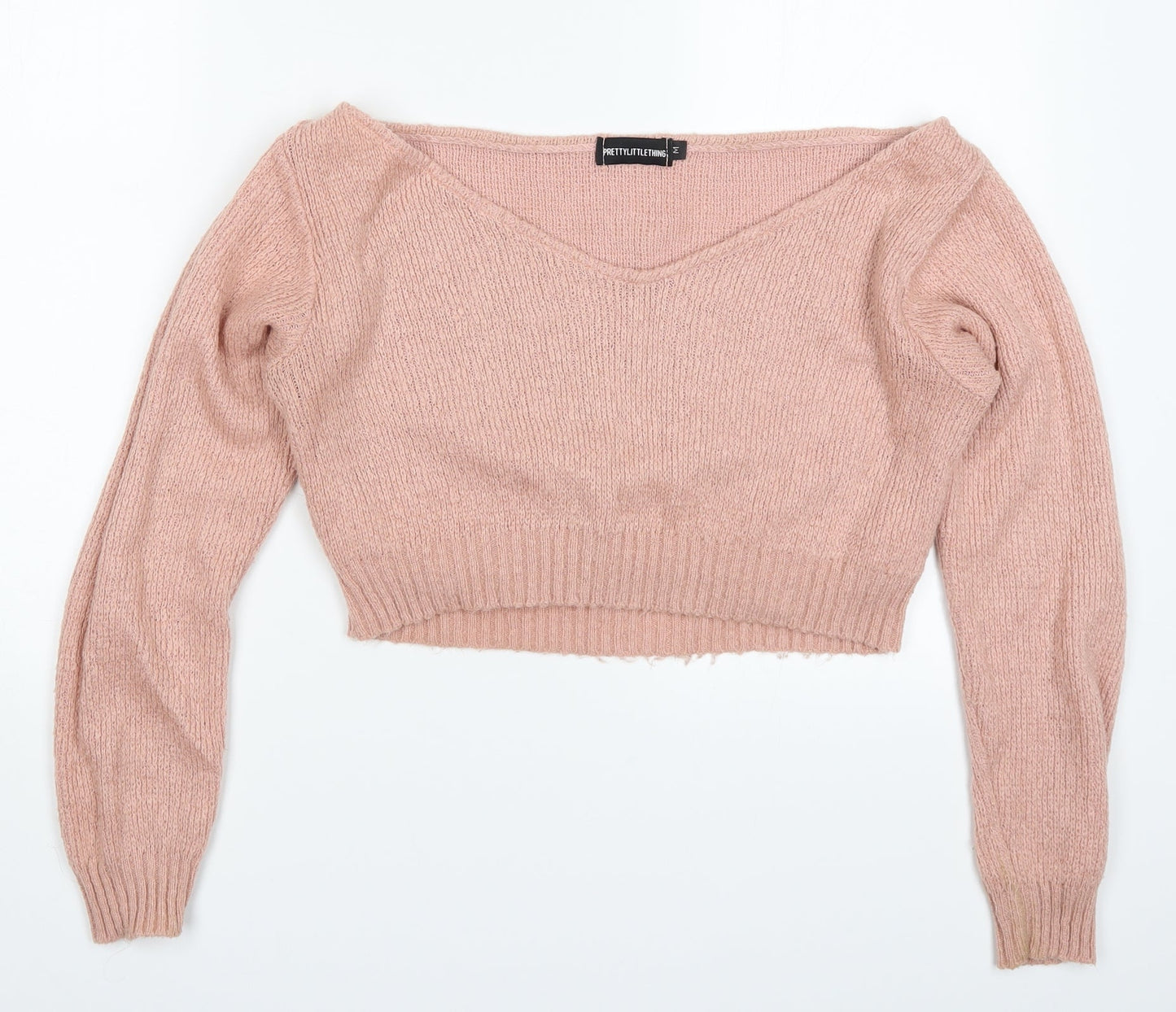 PRETTYLITTLETHING Womens Pink   Pullover Jumper Size M