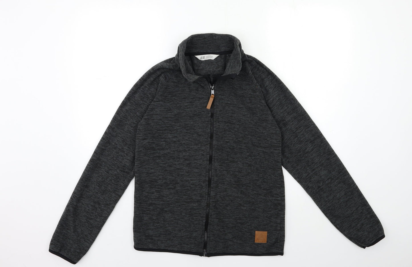 H&M Girls Grey  Fleece Jacket  Size 13 Years