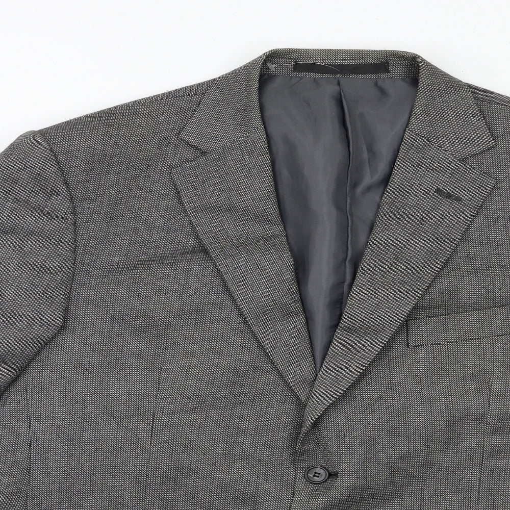 Impressions Mens Grey   Jacket Suit Jacket Size 42