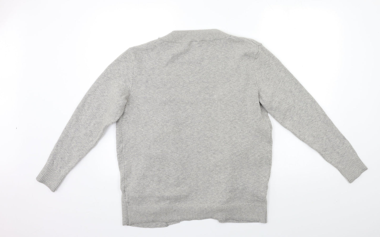 Body Flirt Womens Grey  Knit Cardigan Jumper Size XS