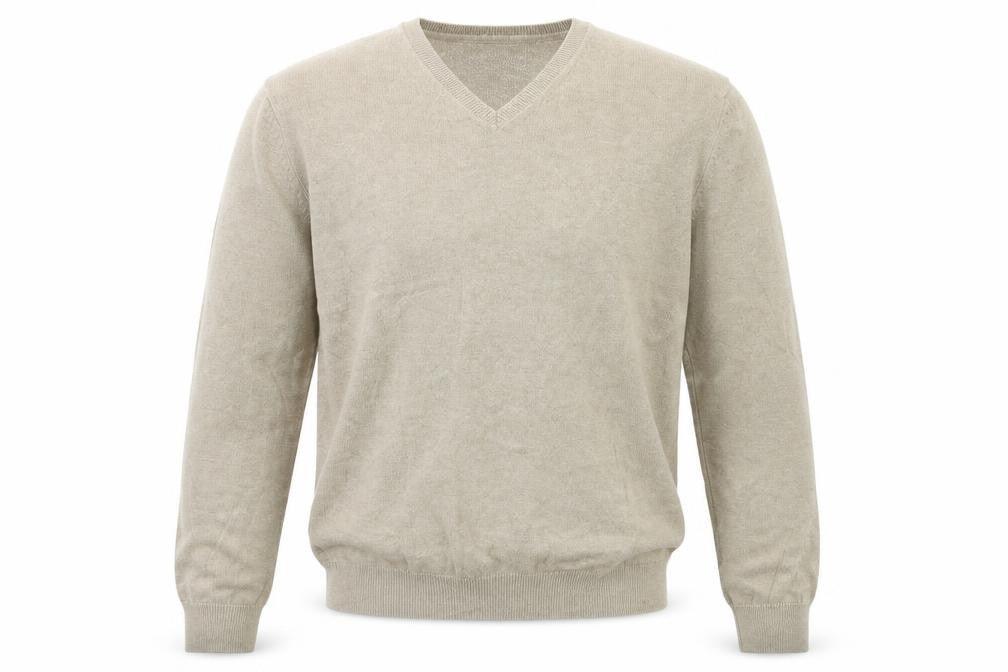 Marks and Spencer Mens Beige  Knit Pullover Jumper Size L