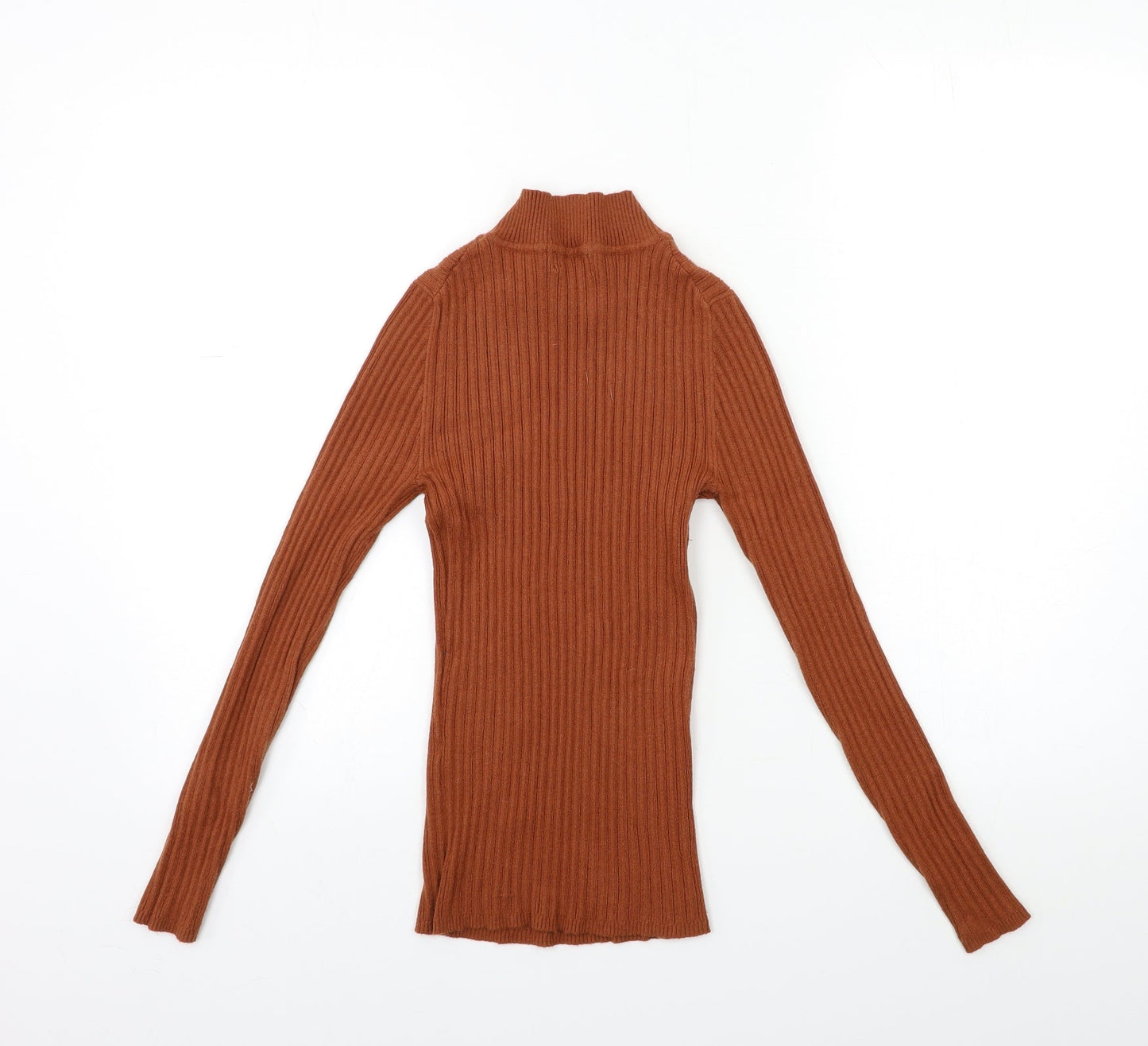 Primark Womens Brown  Knit Pullover Jumper Size 12