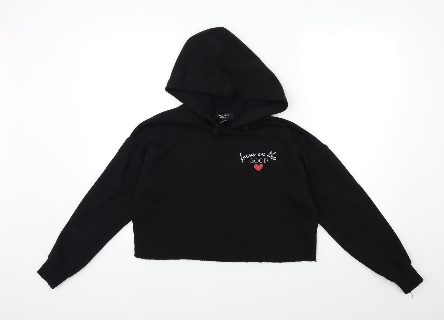 New Look Womens Black   Pullover Hoodie Size 12