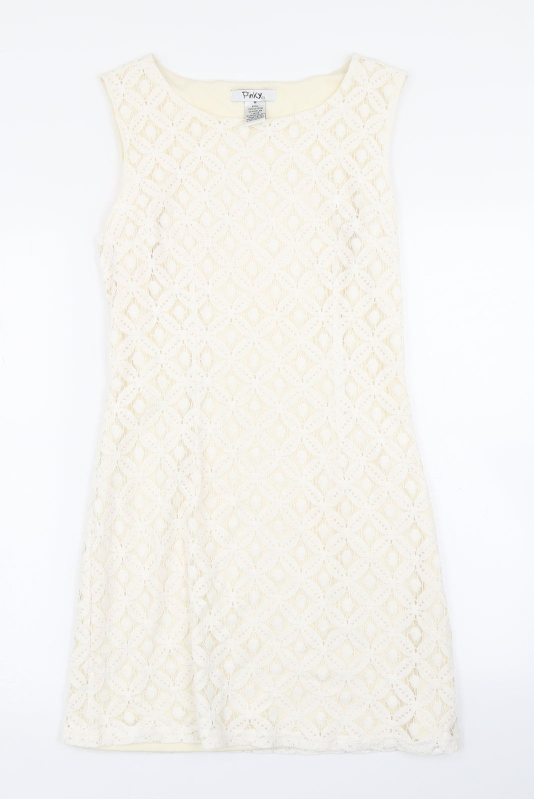 Pinky Womens Ivory   A-Line  Size M