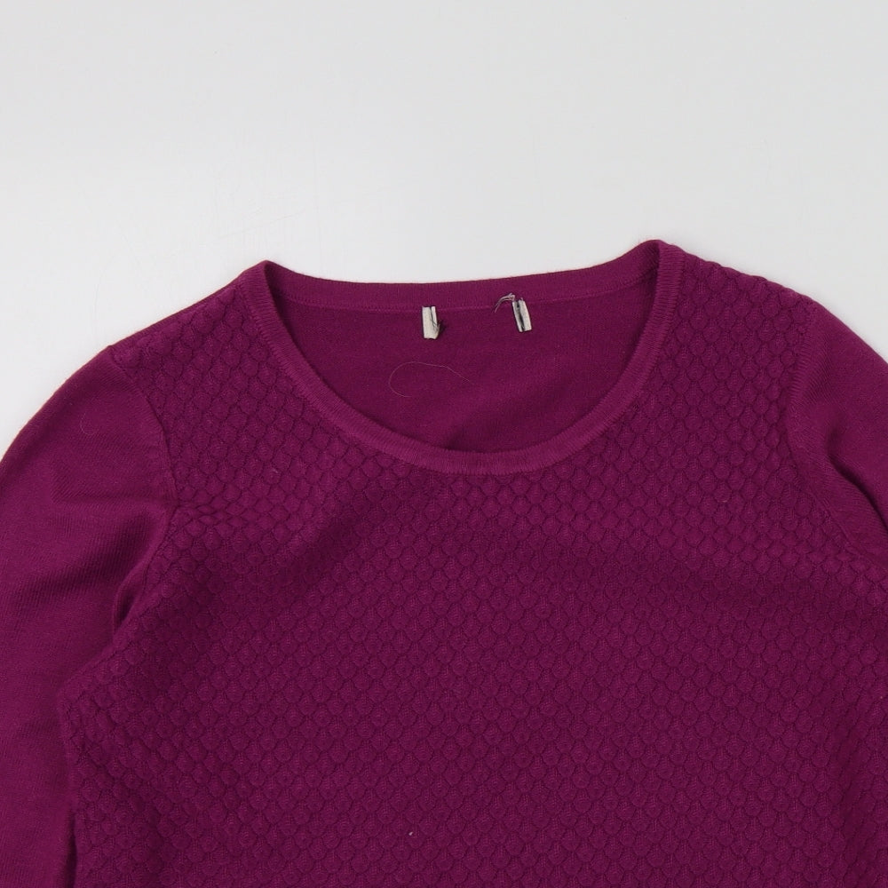 M&S Womens Pink   Pullover Jumper Size 14