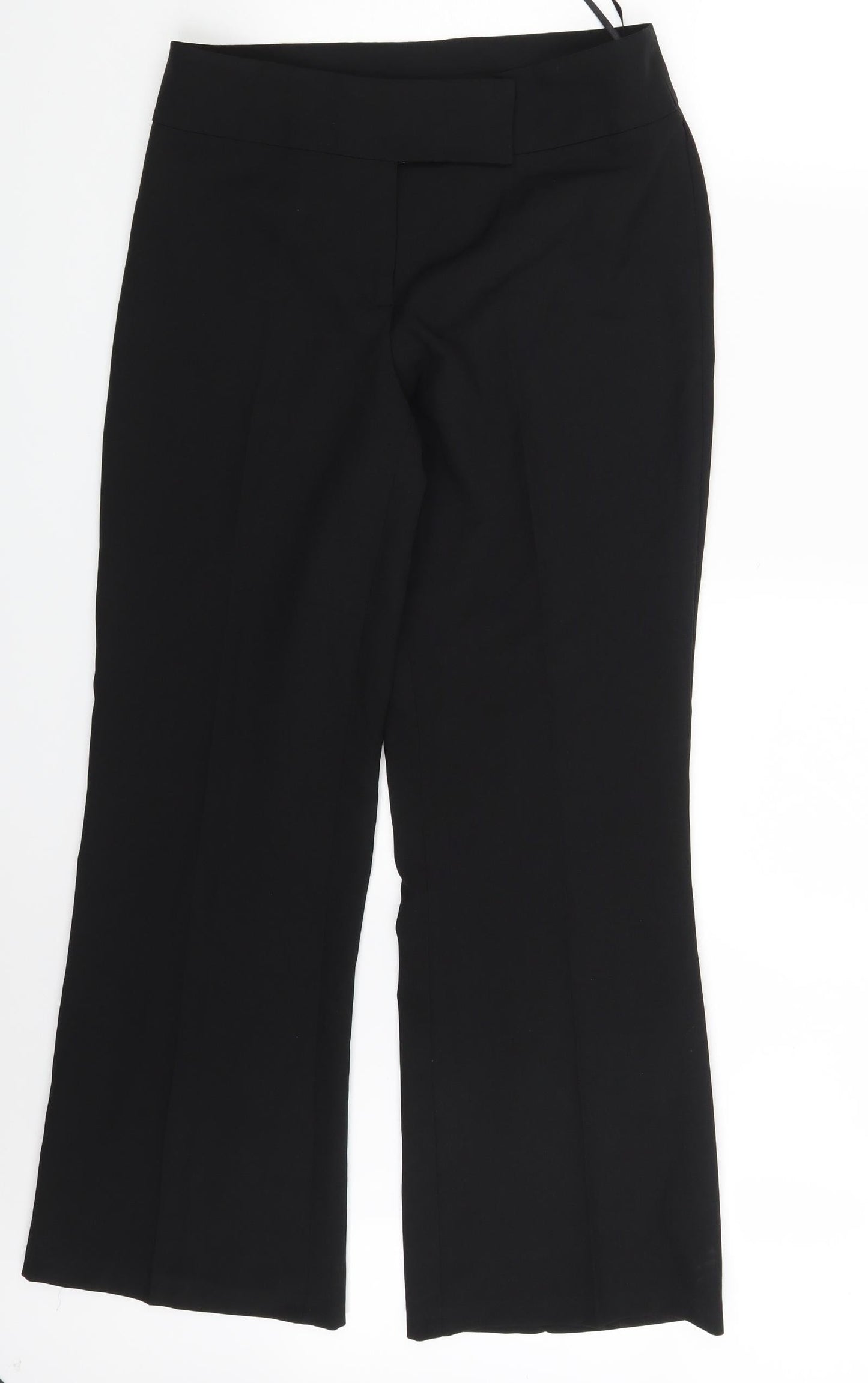 Preworn Womens Black   Trousers  Size 12 L28 in