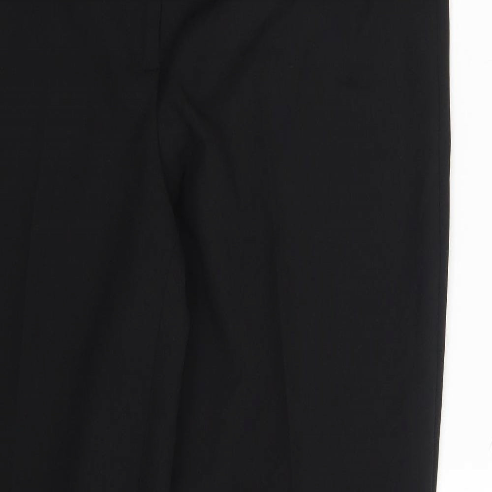 Preworn Womens Black   Trousers  Size 12 L28 in