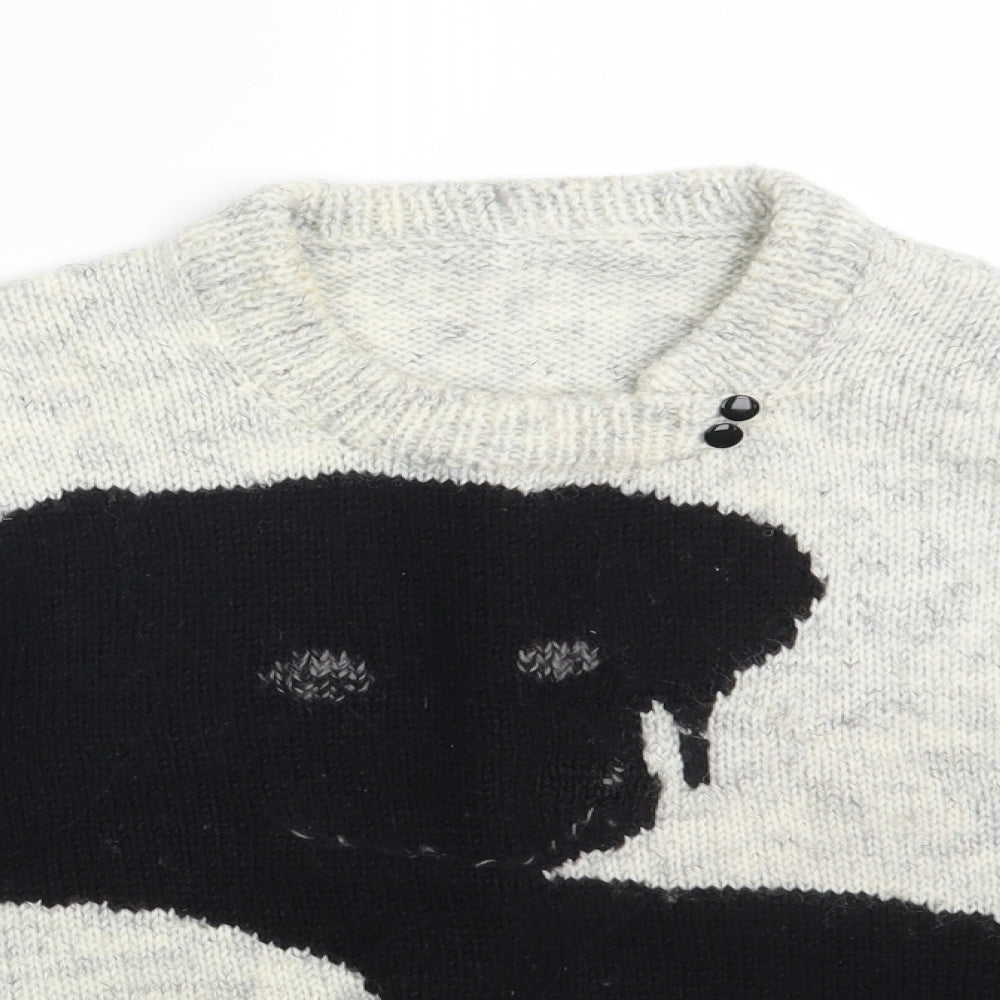 Preworn Womens White   Pullover Jumper One Size