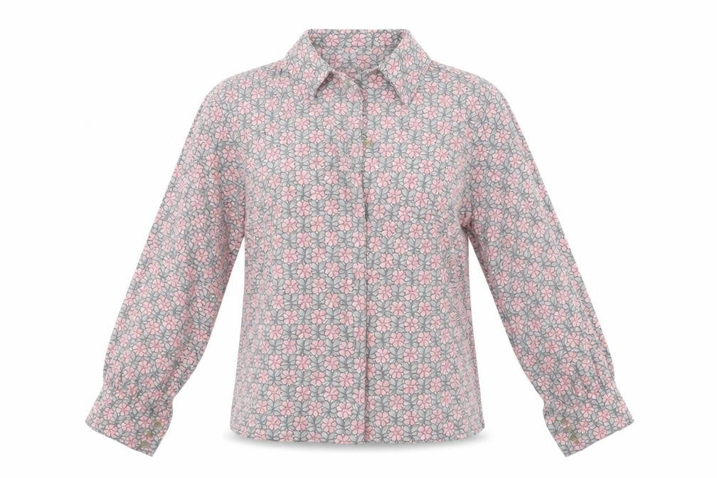 Preworn Womens Multicoloured Floral  Basic Button-Up One Size