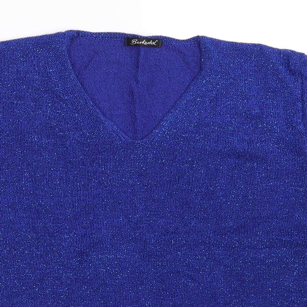 Berkertex Womens Blue   Pullover Jumper Size 18