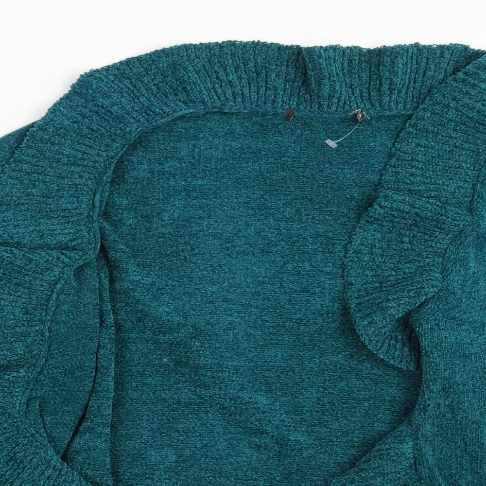 Preworn Womens Green   Cape Jumper Size M