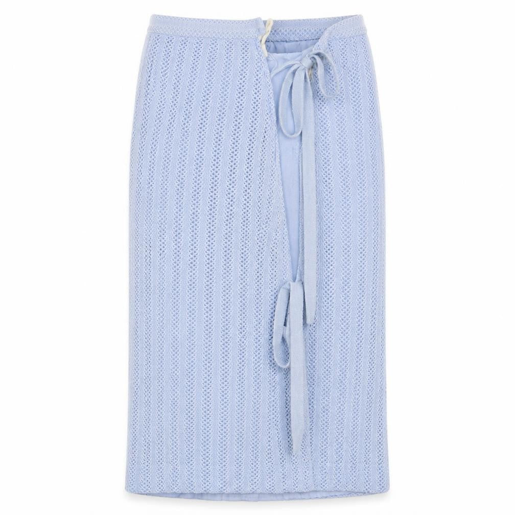 Preworn Womens Blue   Straight & Pencil Skirt One Size