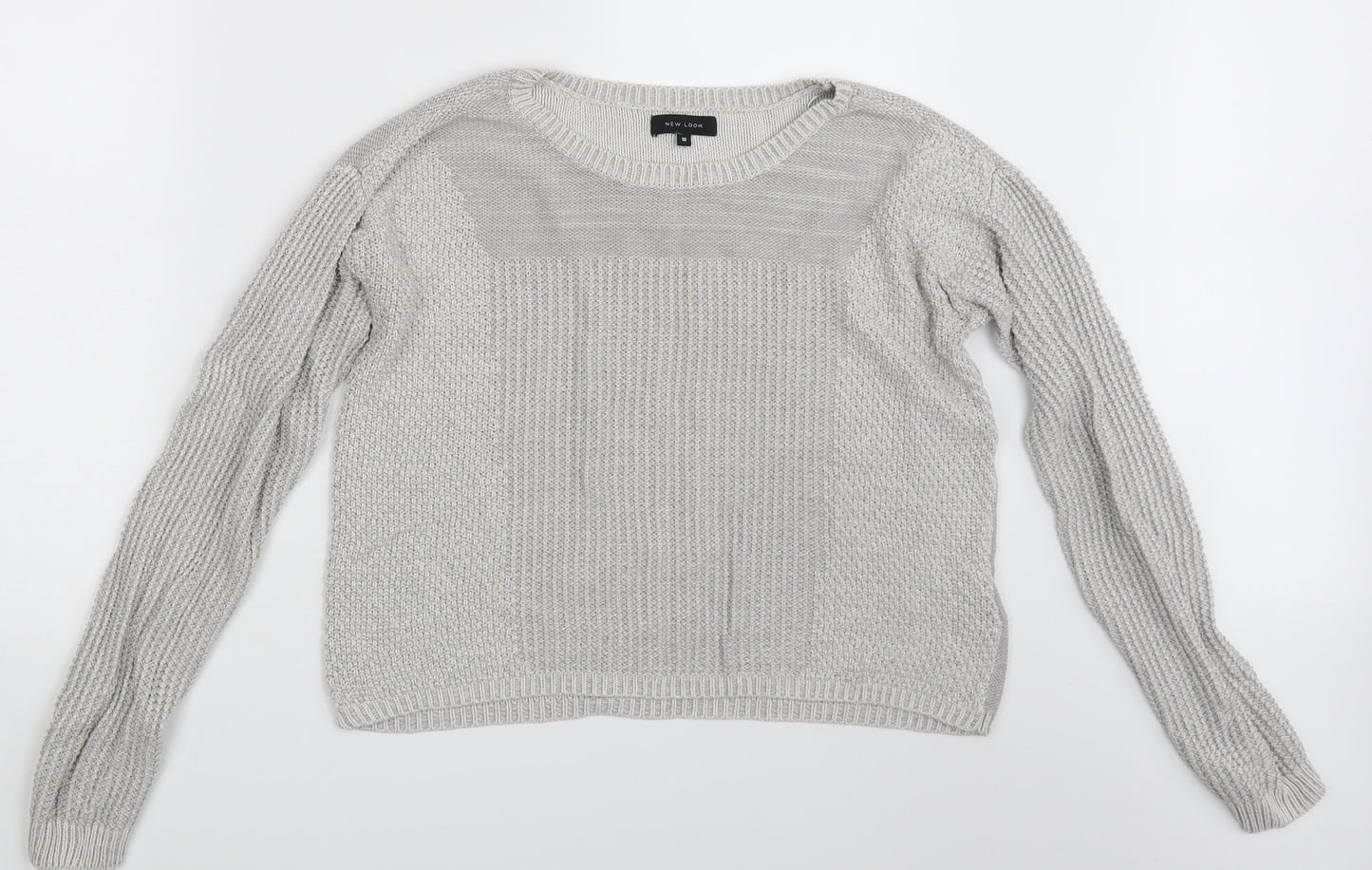 New Look Womens Grey   Pullover Jumper Size 10