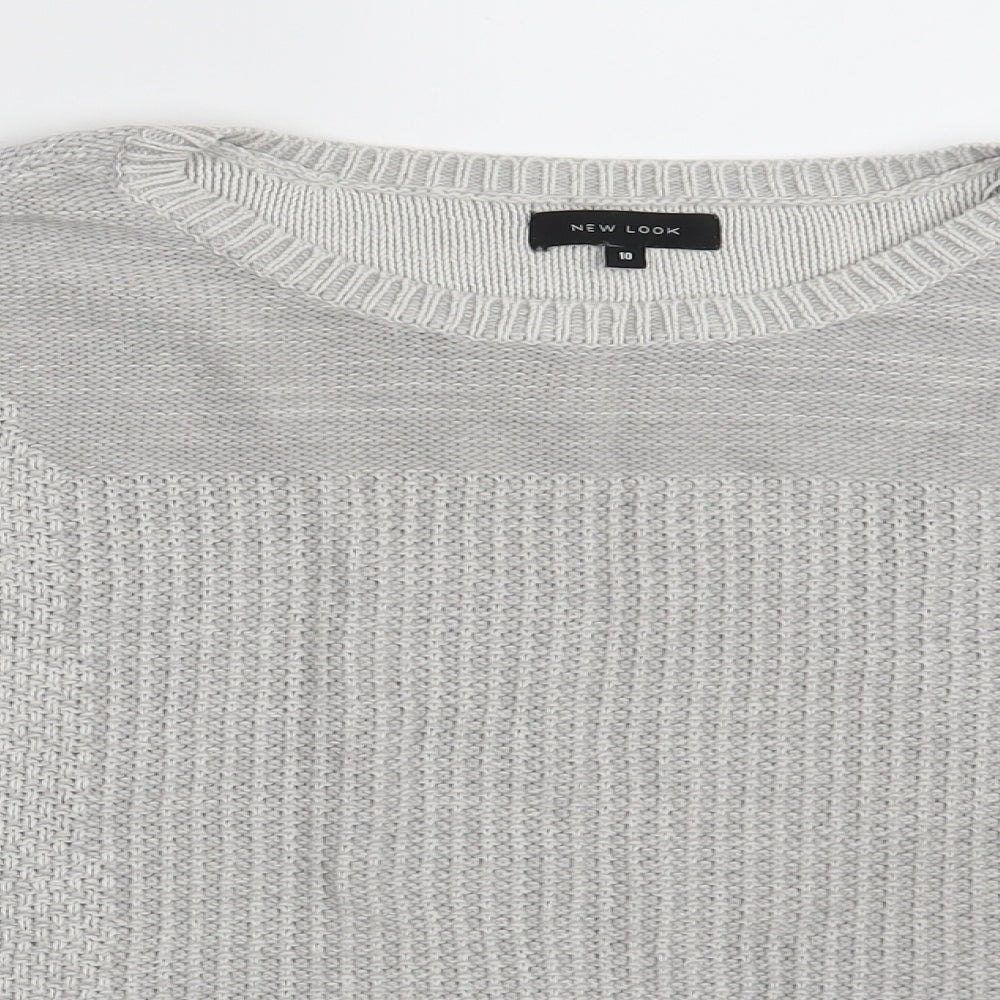 New Look Womens Grey   Pullover Jumper Size 10