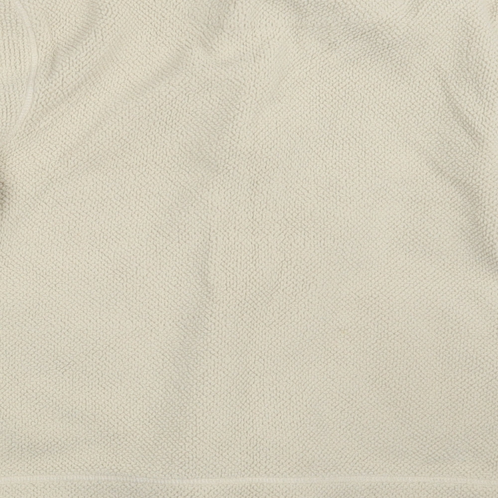 George Womens Ivory   Full Zip Jumper Size 12