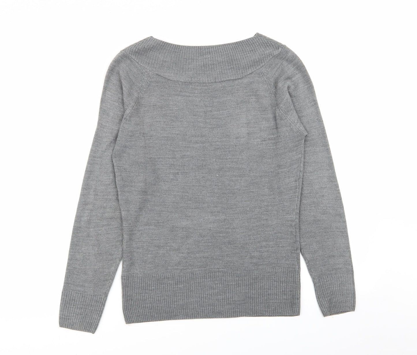 M&S Womens Grey   Pullover Jumper Size 10